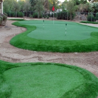 Artificial Grass Installation San Marino, California Putting Greens, Backyard Landscaping