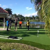 Artificial Turf Installation Beverly Hills, California Putting Green Flags, Backyard Landscaping