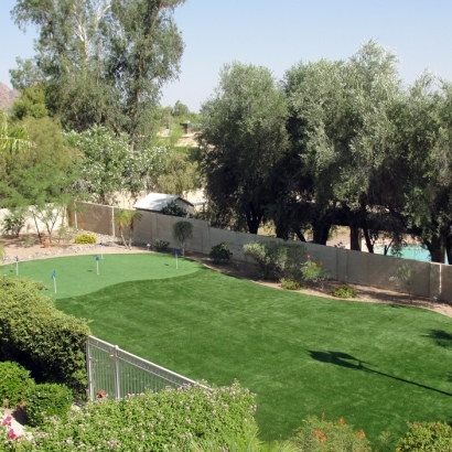 Artificial Grass Installation Phelan, California Putting Green Grass, Backyard