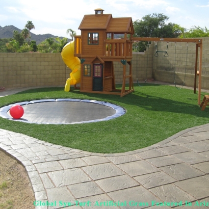 Artificial Lawn Cudahy, California Upper Playground, Backyard