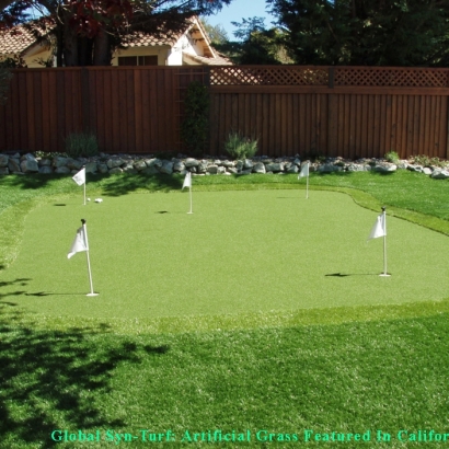 Fake Grass Carpet Commerce, California Landscape Design, Backyard Makeover