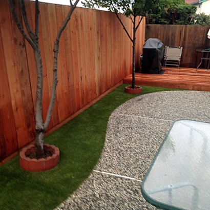 Fake Turf Denair, California Drainage, Backyard Makeover