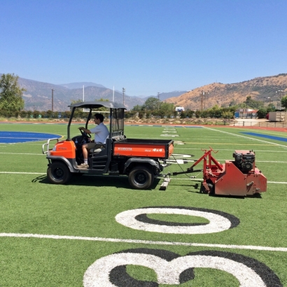 Grass Installation Hidden Hills, California Football Field