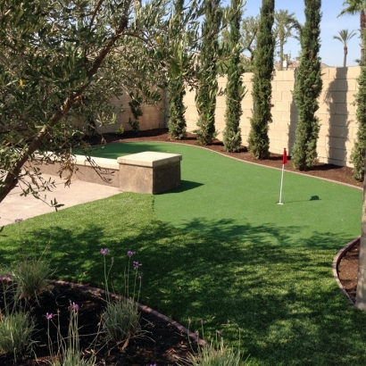 How To Install Artificial Grass Vista Santa Rosa, California Home Putting Green, Backyard Landscaping Ideas