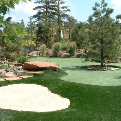 Synthetic Grass Cost Sierra Village, California Putting Green Grass, Backyard Designs