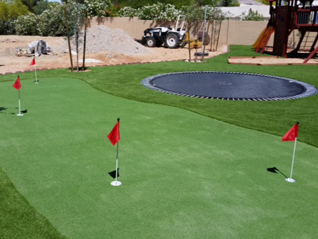 Artificial Grass Installation Arnold, California Best Indoor Putting Green, Backyard Designs