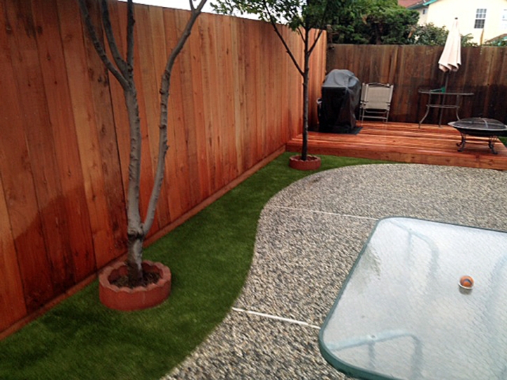 Fake Turf Denair, California Drainage, Backyard Makeover