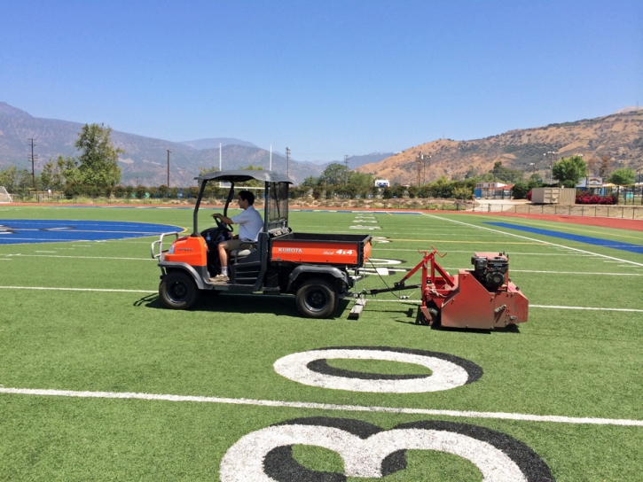 Grass Installation Hidden Hills, California Football Field