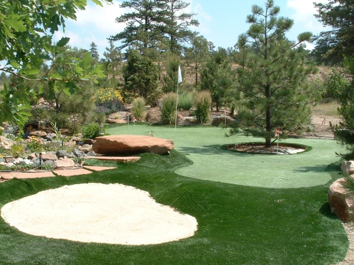 Synthetic Grass Cost Sierra Village, California Putting Green Grass, Backyard Designs